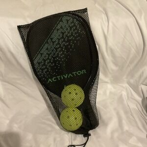 Franklin Sports Pickleball Paddle and Ball Set -2 Wooden Rackets + Pickleballs